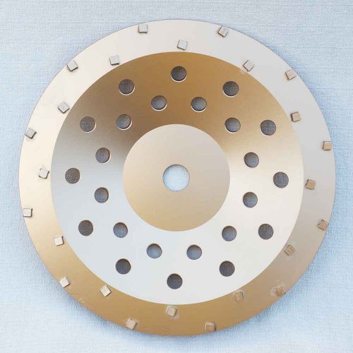 10 Inches Polycrystalline Diamond (Sharp PCD) Epoxy Removal Cup Wheel by High Tech Grinding