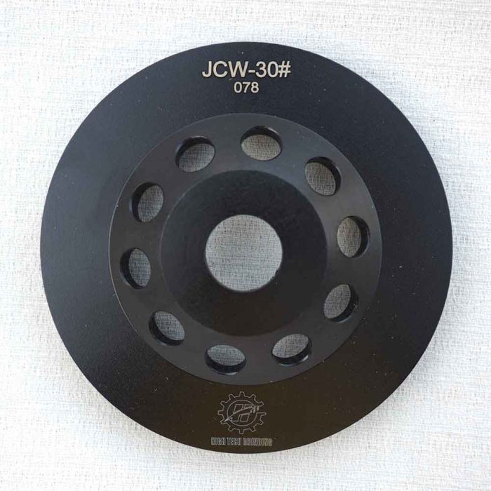 TCP-JCW 5 Inches Concrete Grinding Cup Wheel with Arrow Shape Segments by High Tech Grinding
