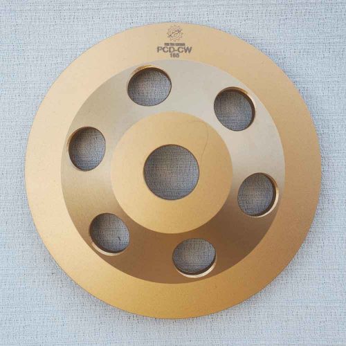 5 Inches Polycrystalline Diamond (PCD) Epoxy Removal Cup Wheel by High Tech Grinding