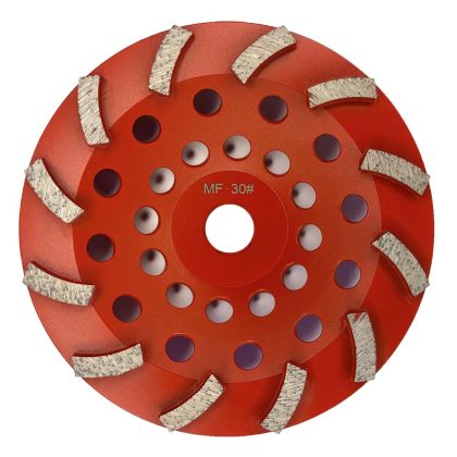 HTG-TCP-CW 7 Inches Concrete Grinding Cup Wheel MF Grit 30#