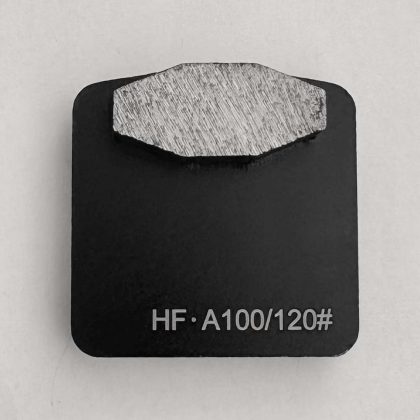 HTG-HT-A1L Metal Diamond Concrete Grinding Shoe Single Segment Grit 100#/120# (Redi-Lock)