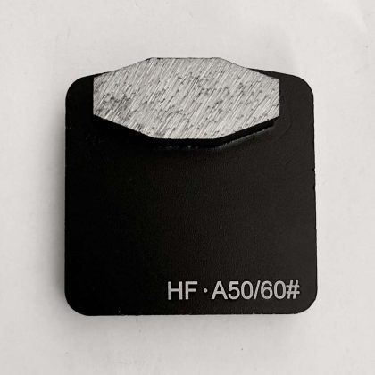 HTG-HT-A1L Metal Diamond Concrete Grinding Shoe Single Segment Grit 50#/60# (Redi-Lock)