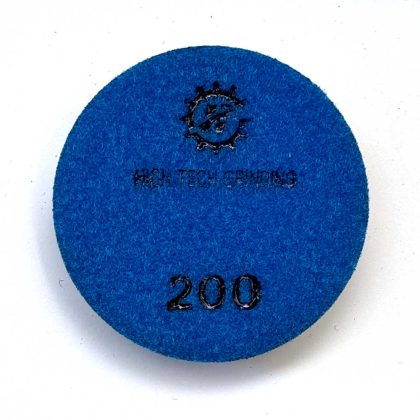 HTG-CD308 Dry Polishing Resin Pads 3 Inches Grit 200#