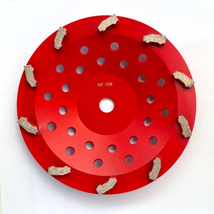 HTG-CW1-MF 10 inches Concrete Grinding Cup Wheel Medium Floor Grit 30#