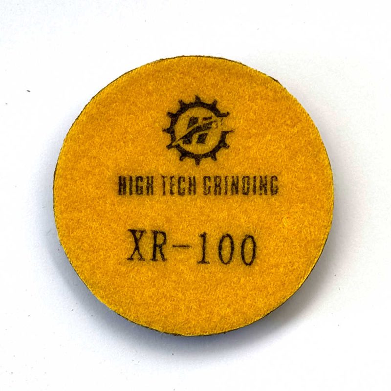 HTG-XR 3 Inches Dry Polishing Moon Resin Pads Grit 100#